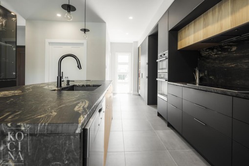 cuisine moderne noire